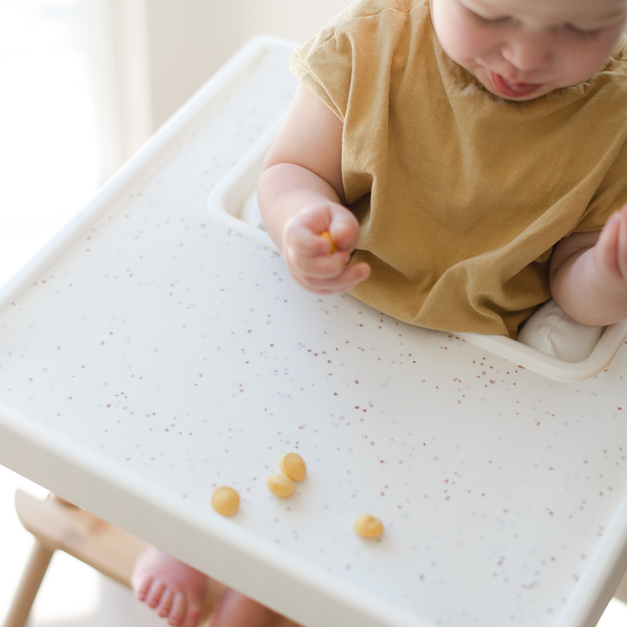 IKEA Highchair Silicone Placemat - Brown Speckle