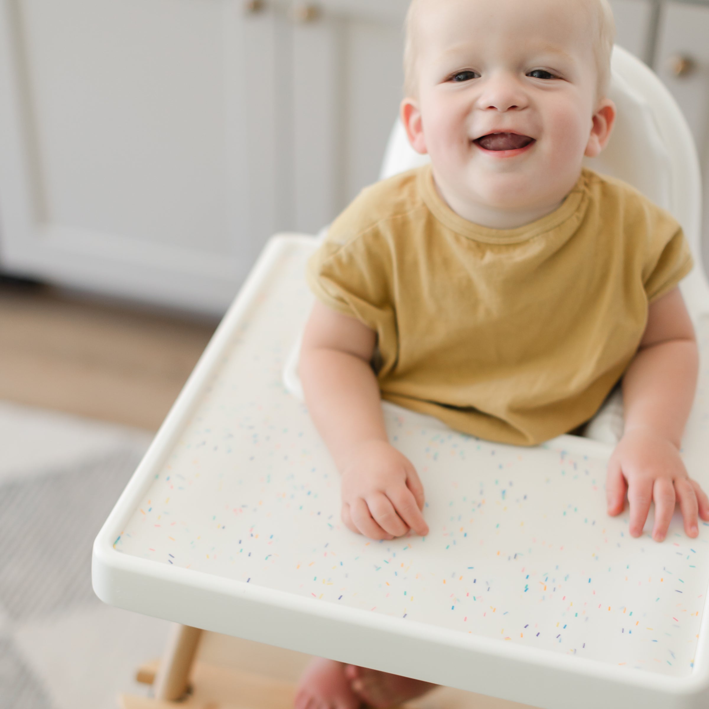 IKEA Highchair Silicone Placemat - Rainbow Sprinkles