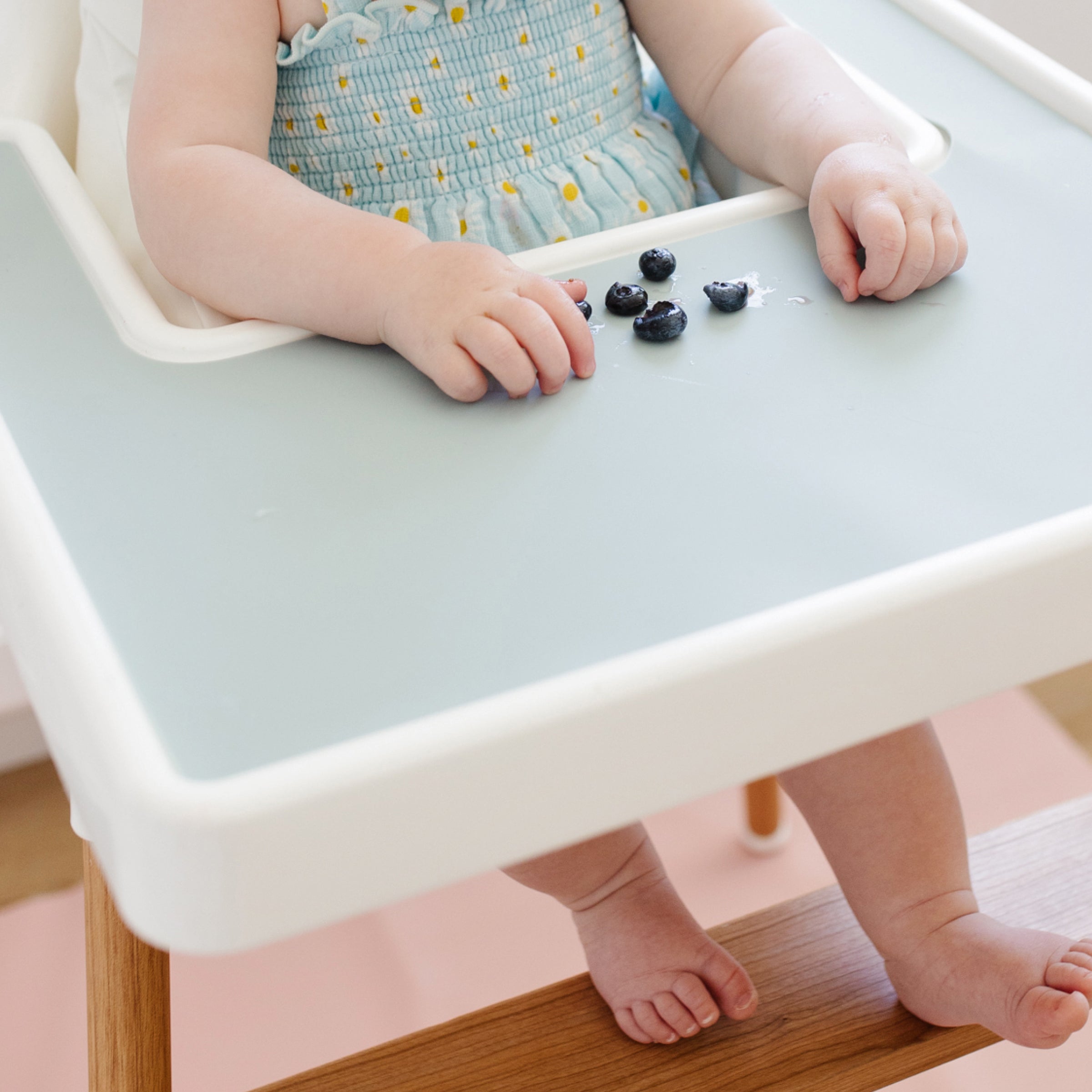 IKEA Highchair Silicone Placemat - Vintage Blue