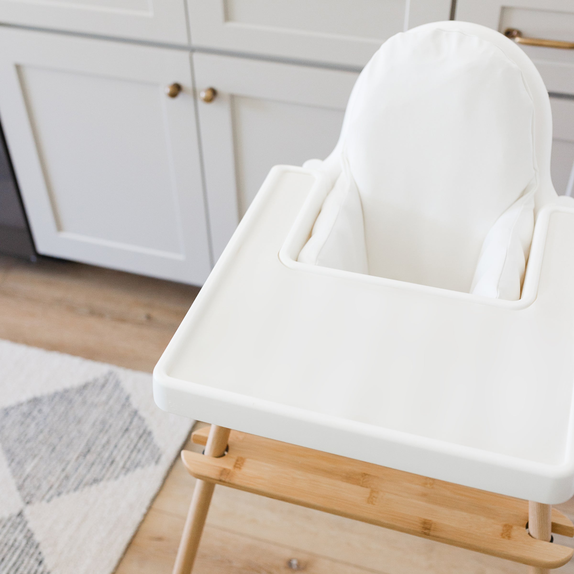 IKEA Highchair Silicone Placemat - Coconut Cream