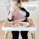 Silicone Bib - Blush Speckle