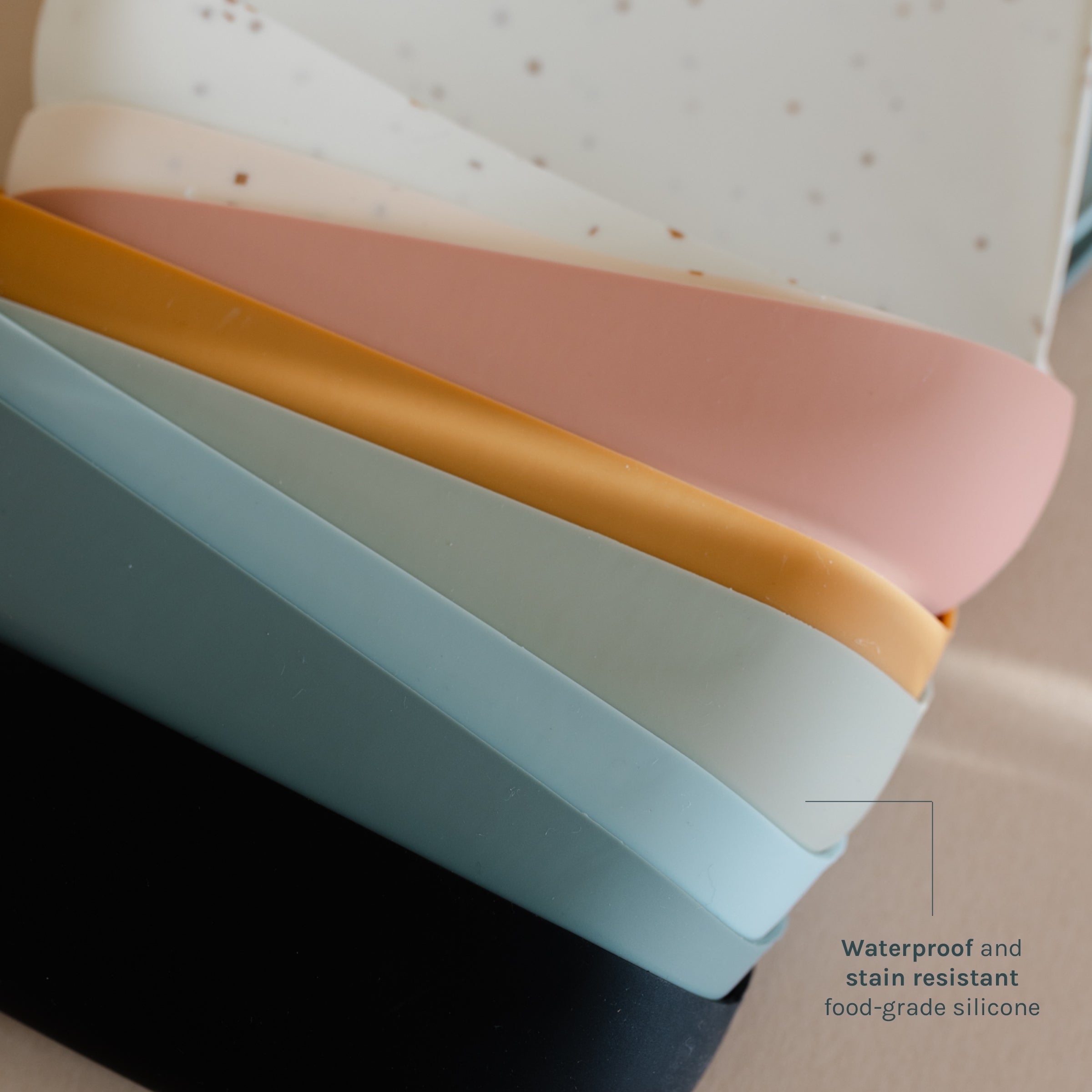 Silicone Bib - Blush Speckle