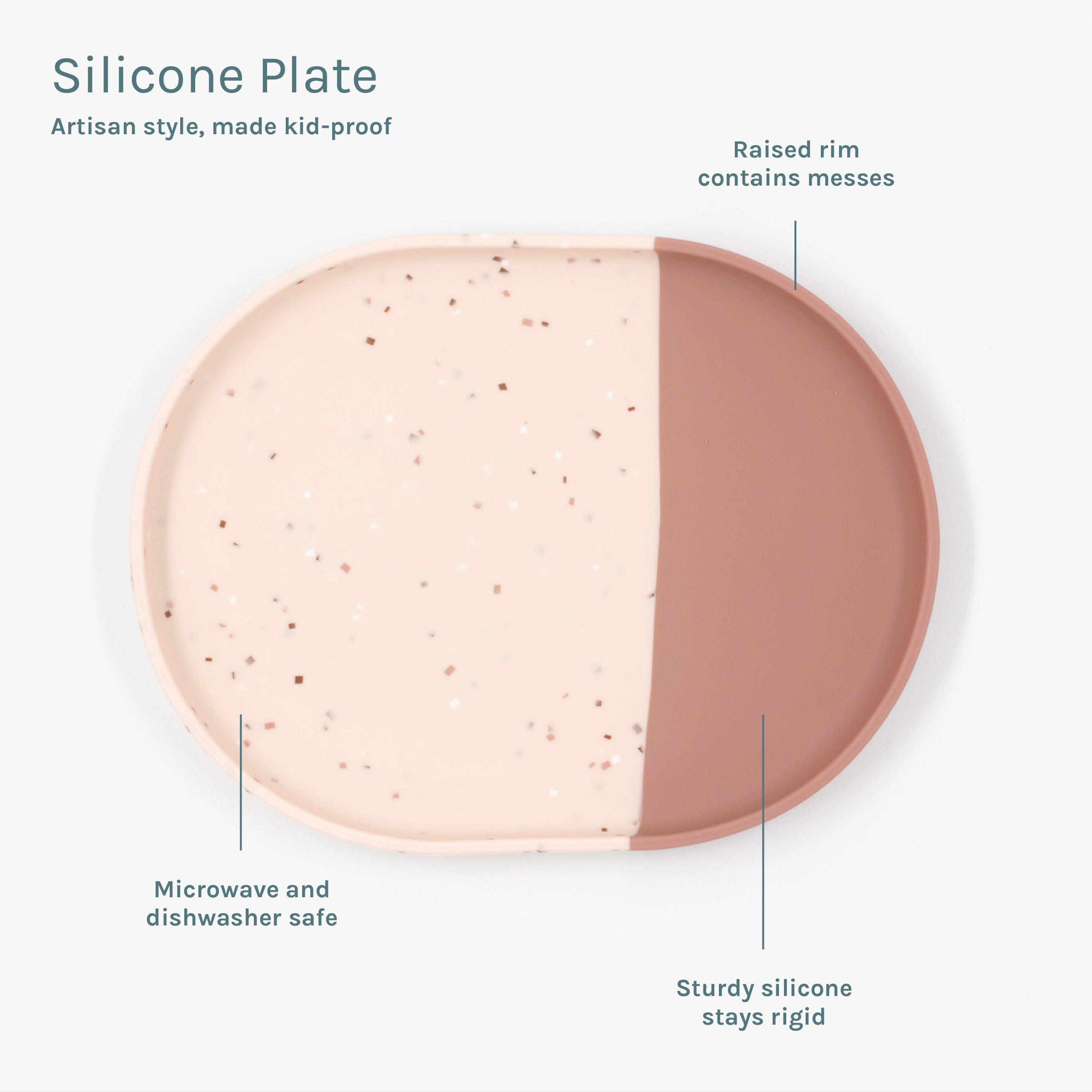 Dinnerware Bundle - Pale Terracotta/Blush Speckle