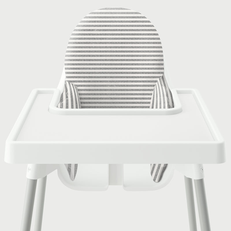 Highchair Cushion Cover - Aegean Ticking Stripe