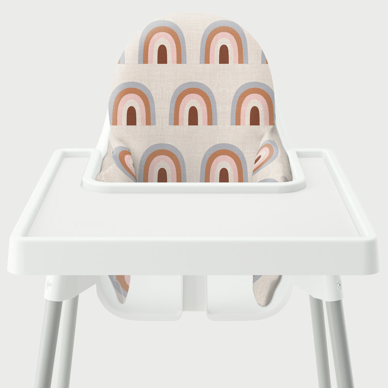 Highchair Cushion Cover - Boho Rainbow