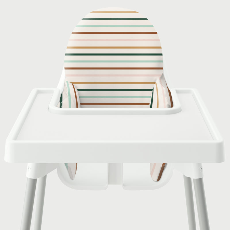 Highchair Cushion Cover - Juliet Stripes