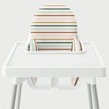 Highchair Cushion Cover - Juliet Stripes