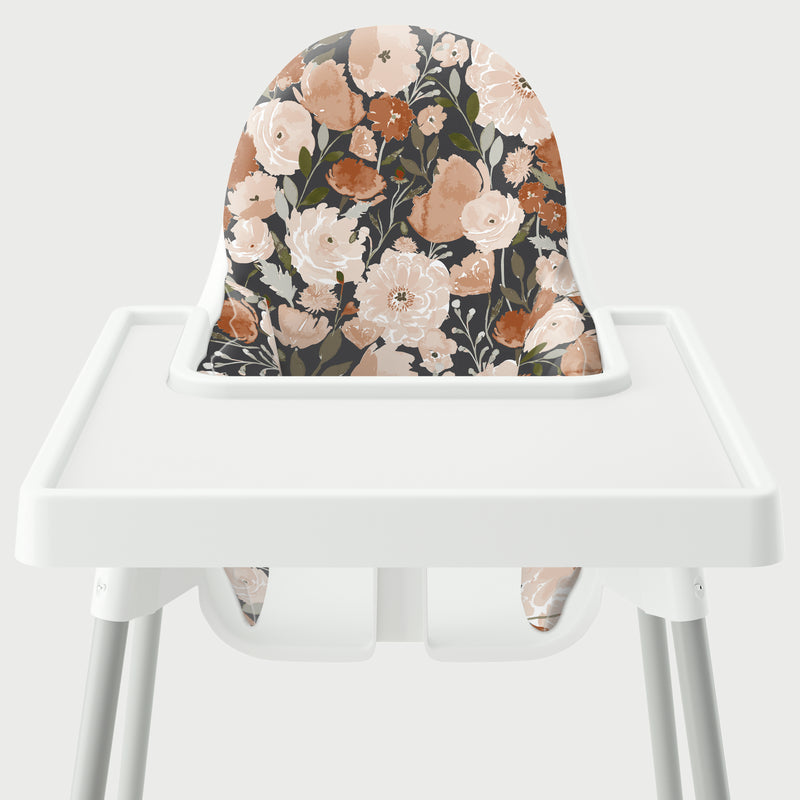Highchair Cushion Cover - Poppy Copper Garden
