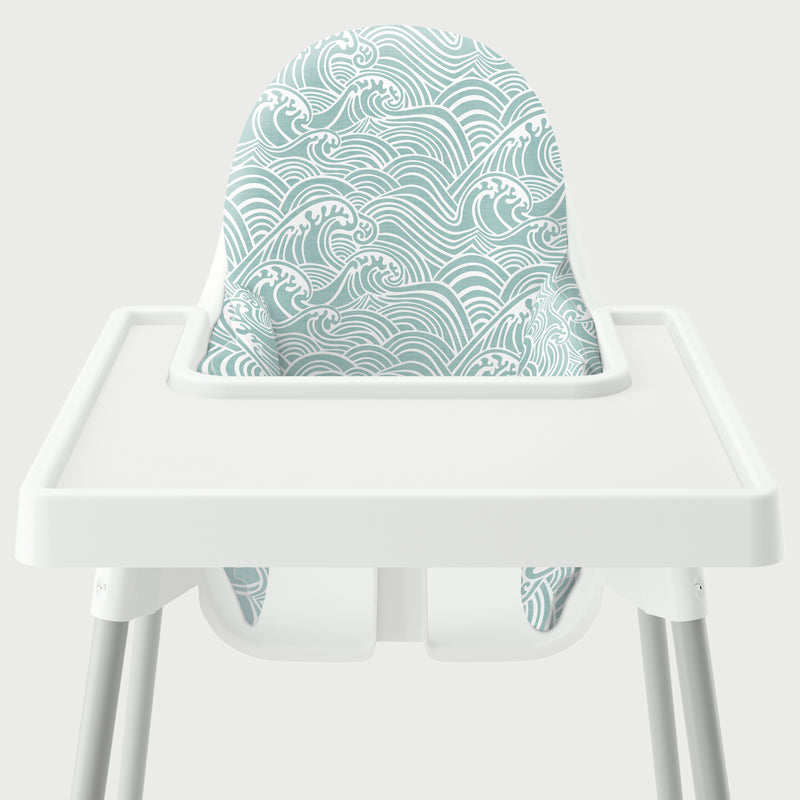 Highchair Cushion Cover - Beach Waves