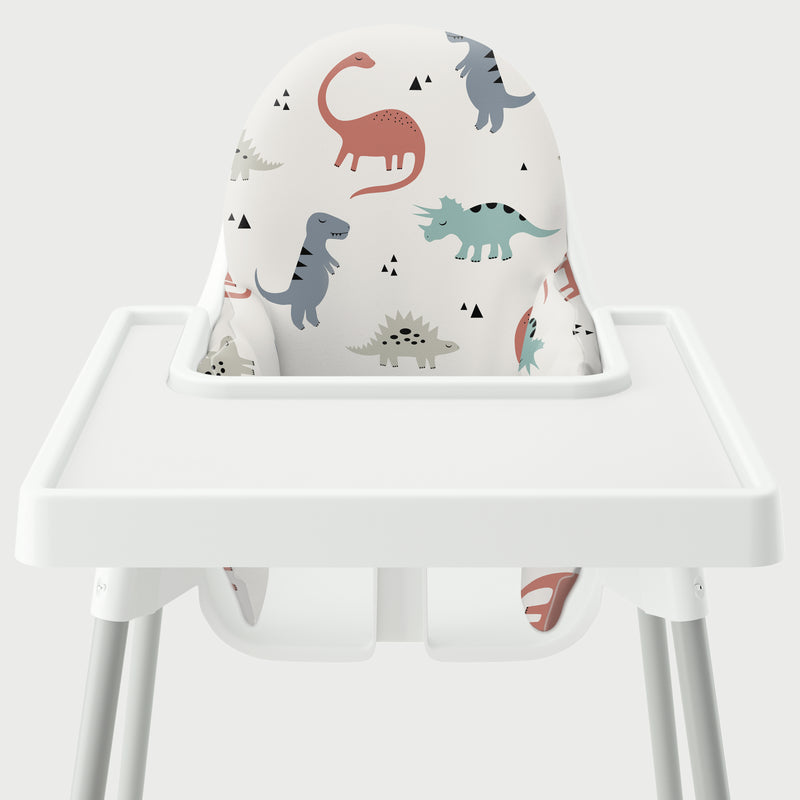 Highchair Cushion Cover - Muted Dinos