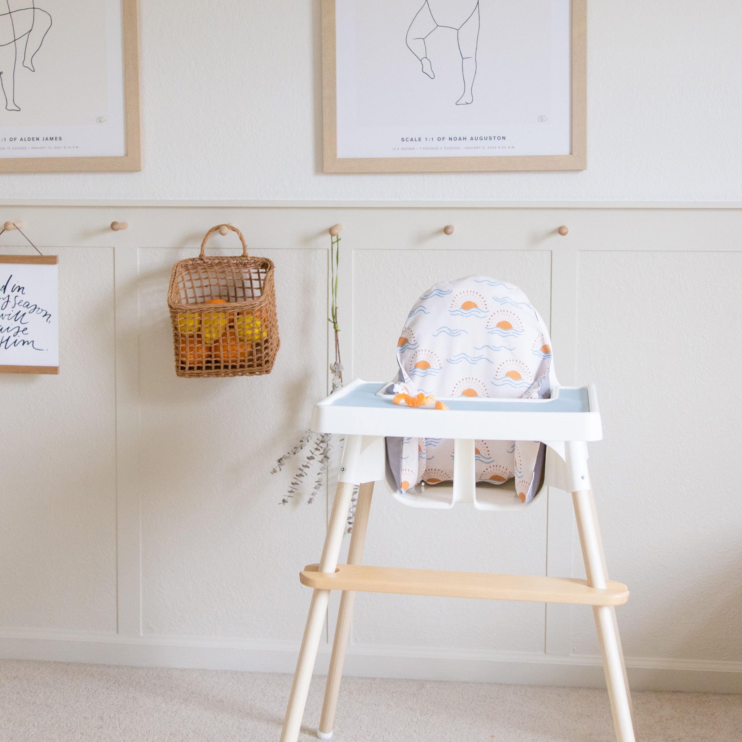 IKEA Highchair Silicone Placemat - Tranquil Blue