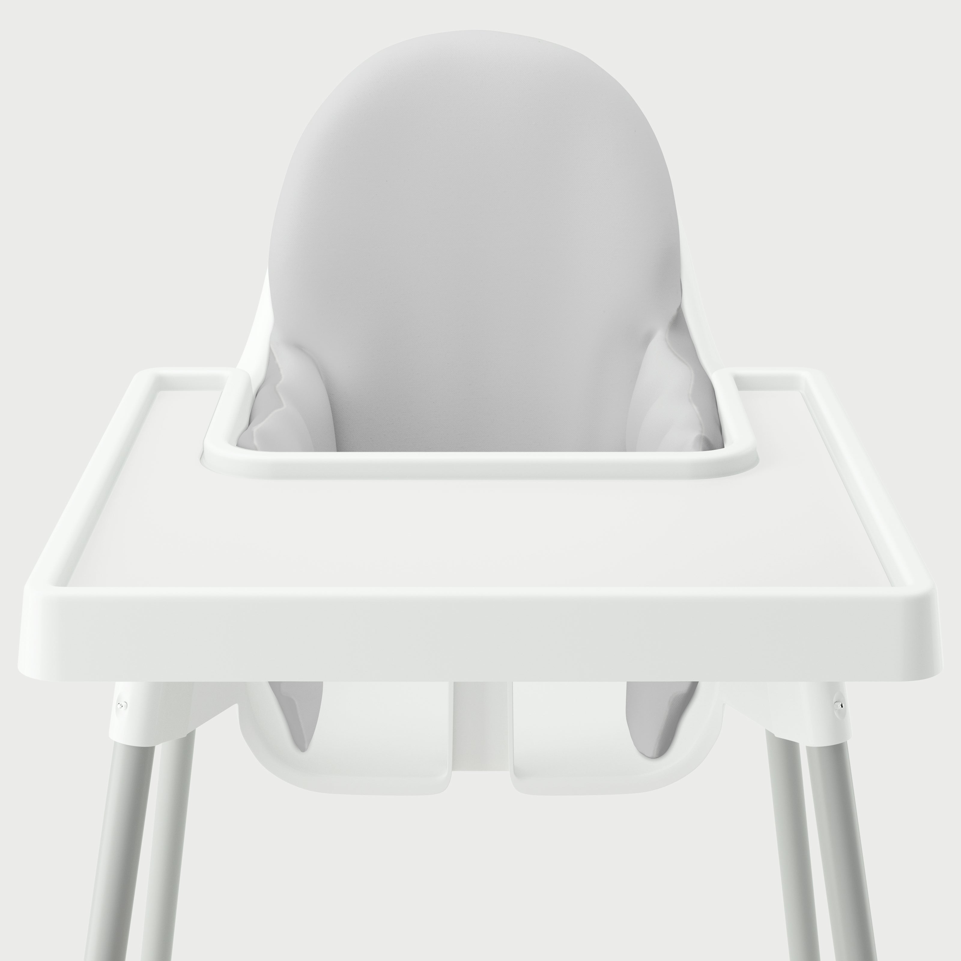 Highchair Cushion Cover - Solid Grey