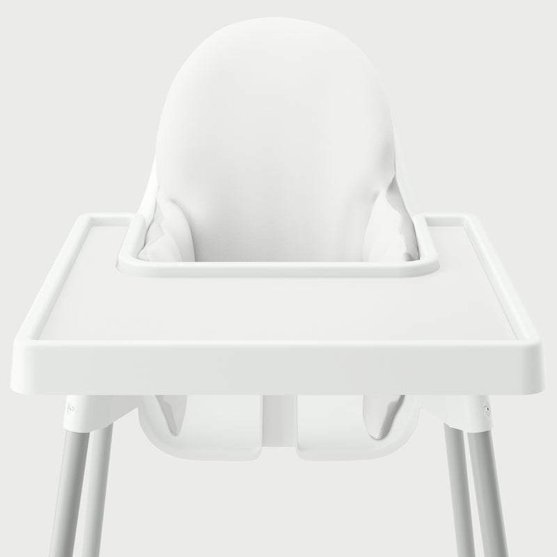 Highchair Cushion Cover - Solid White