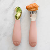 Fork and Spoon Set - Pale Terracotta