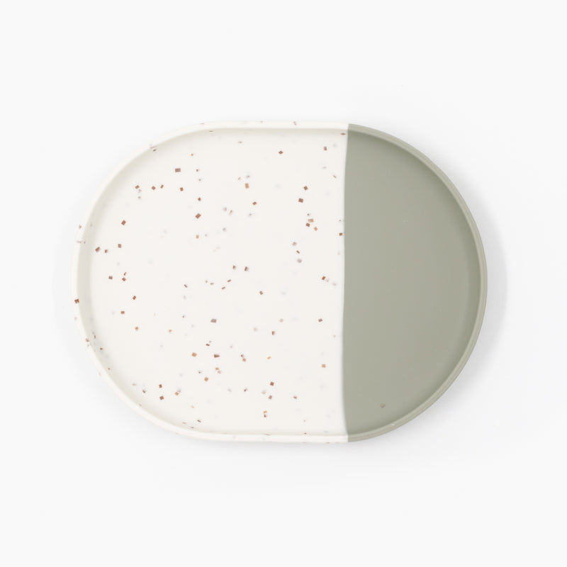 Silicone Plate - Desert Sage/Brown Speckle