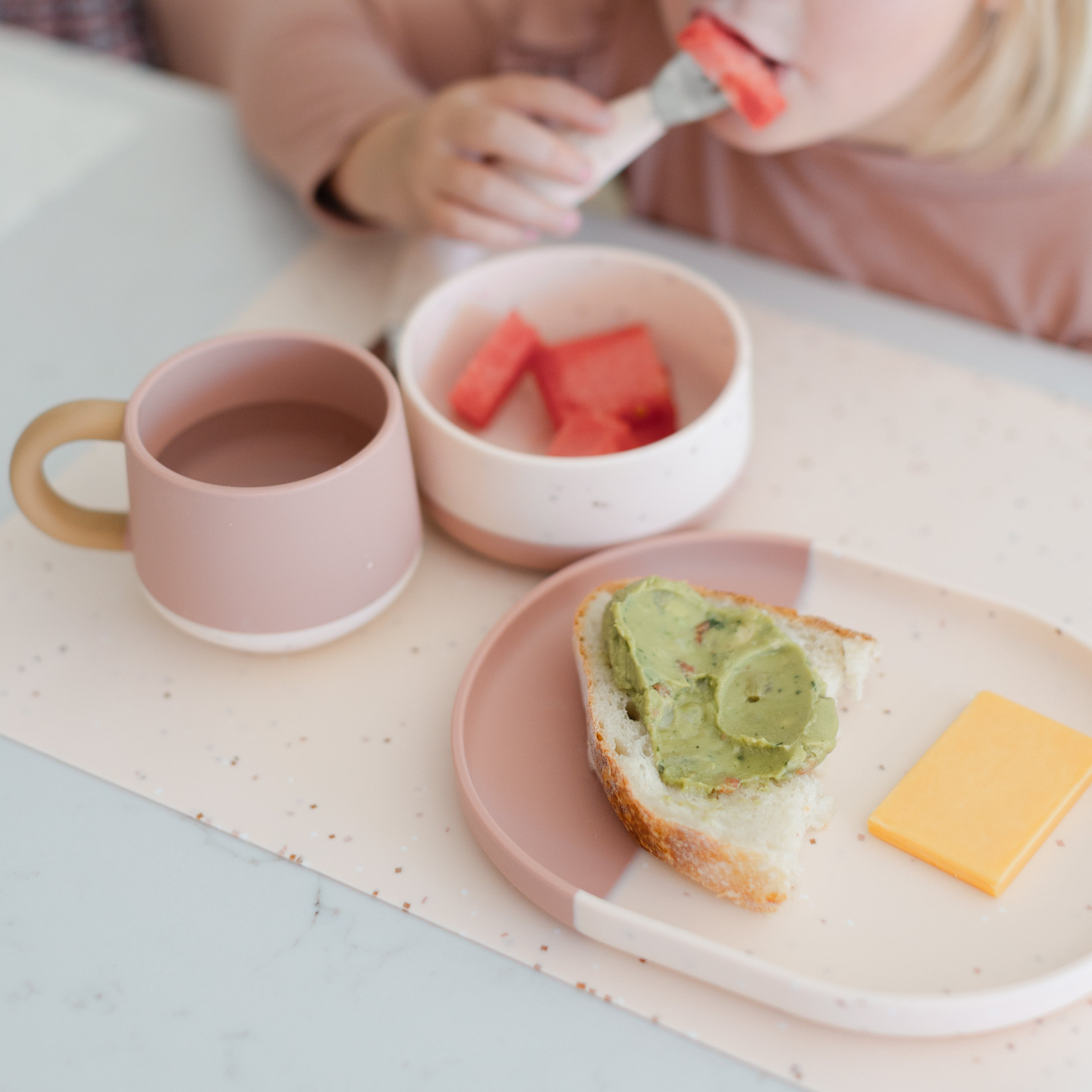 Dinnerware Bundle - Pale Terracotta/Blush Speckle