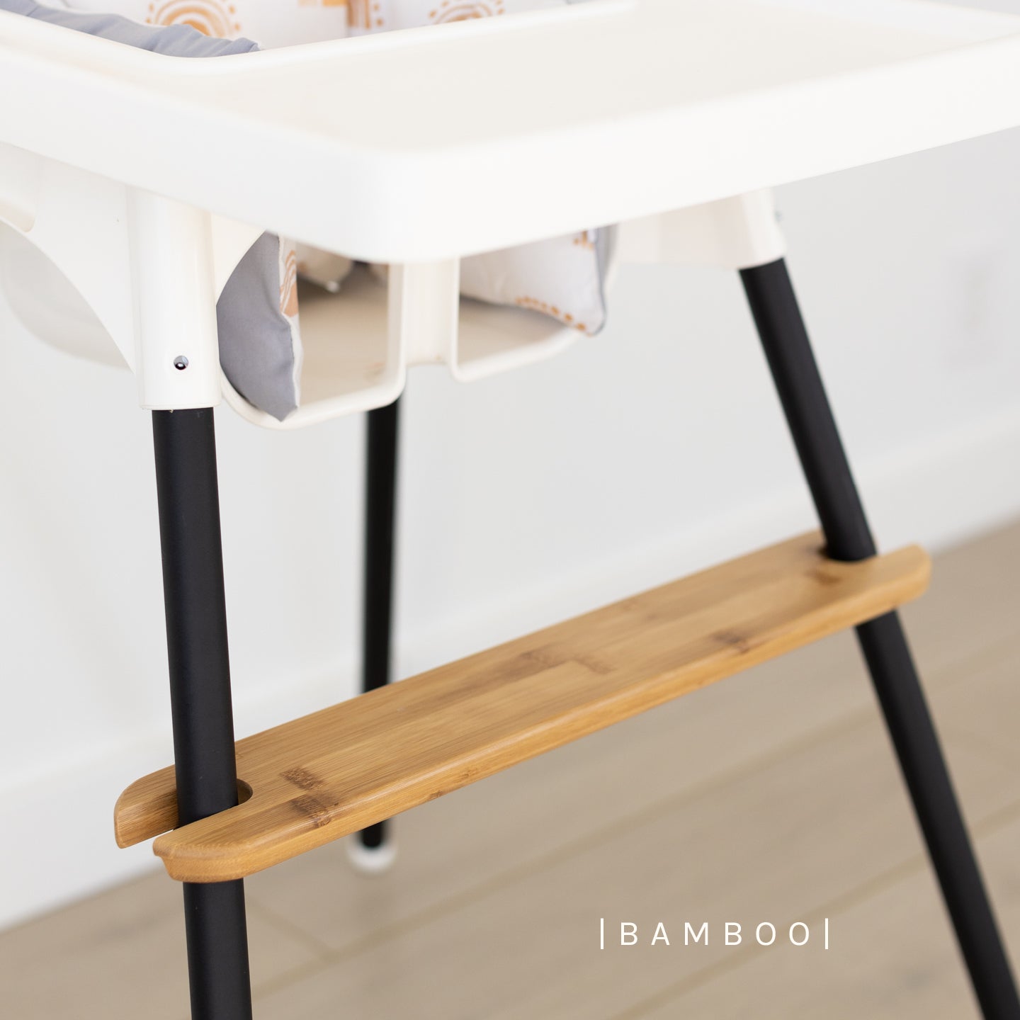 IKEA Highchair Adhesive Leg Wraps - Matte Black