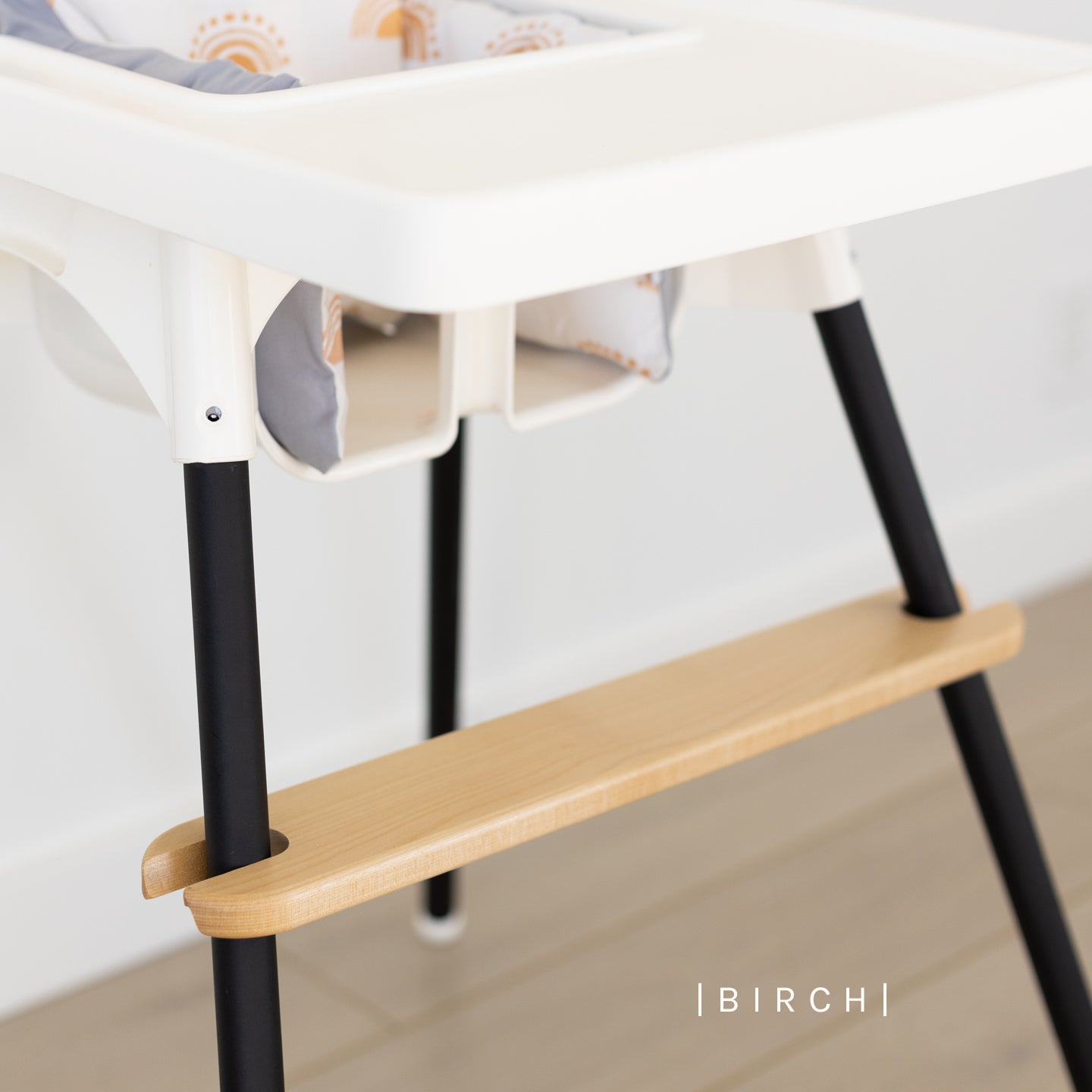 IKEA Highchair Adhesive Leg Wraps - Matte Black