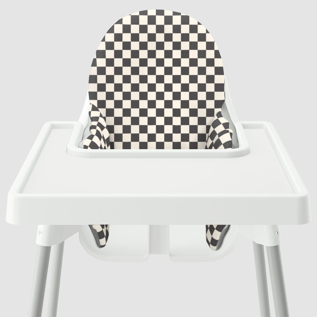 Black and Cream Check