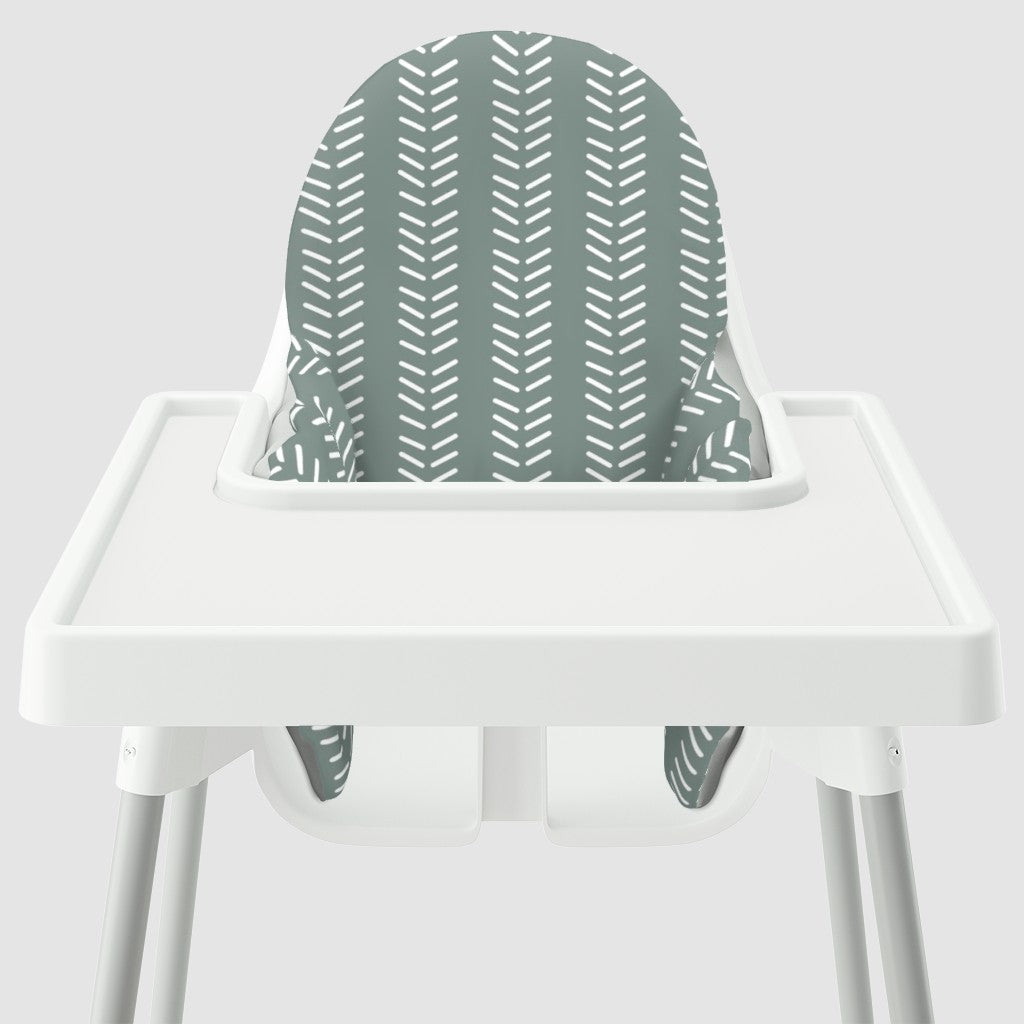 Jade Vertical Mudcloth