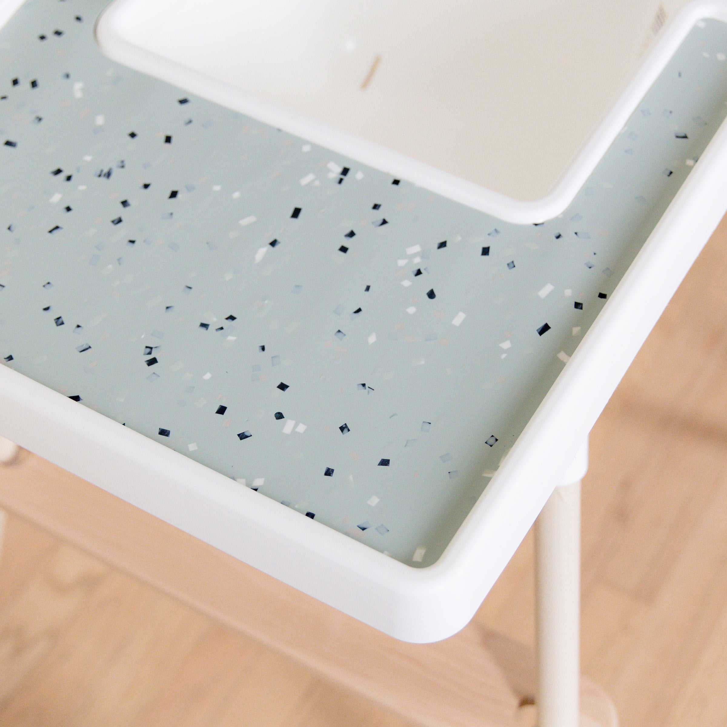 IKEA Highchair Silicone Placemat - Terrazzo on Seafoam