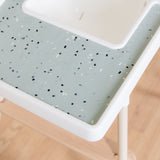 IKEA Highchair Silicone Placemat - Terrazzo on Seafoam