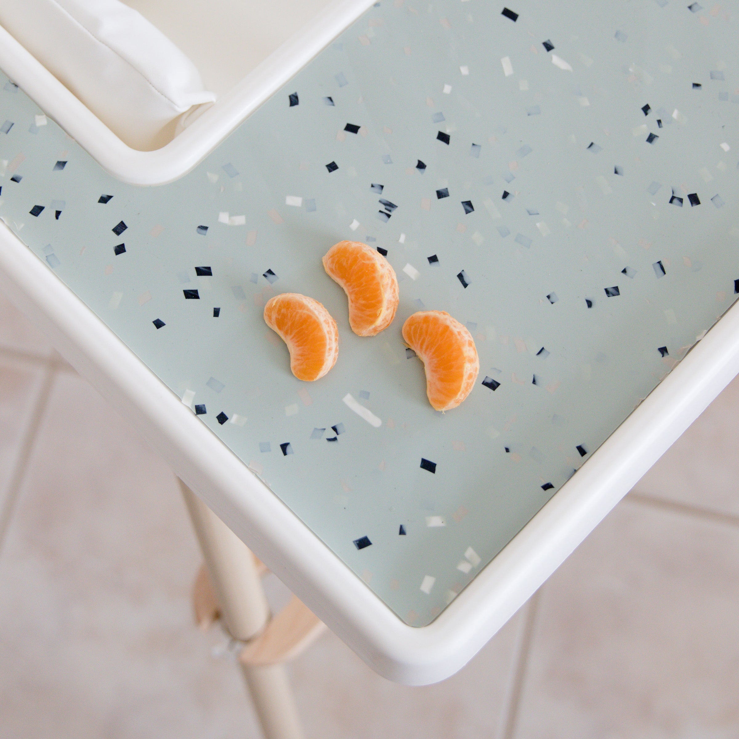 IKEA Highchair Silicone Placemat - Terrazzo on Seafoam