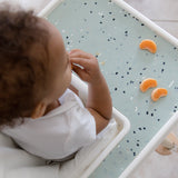 IKEA Highchair Silicone Placemat - Terrazzo on Seafoam