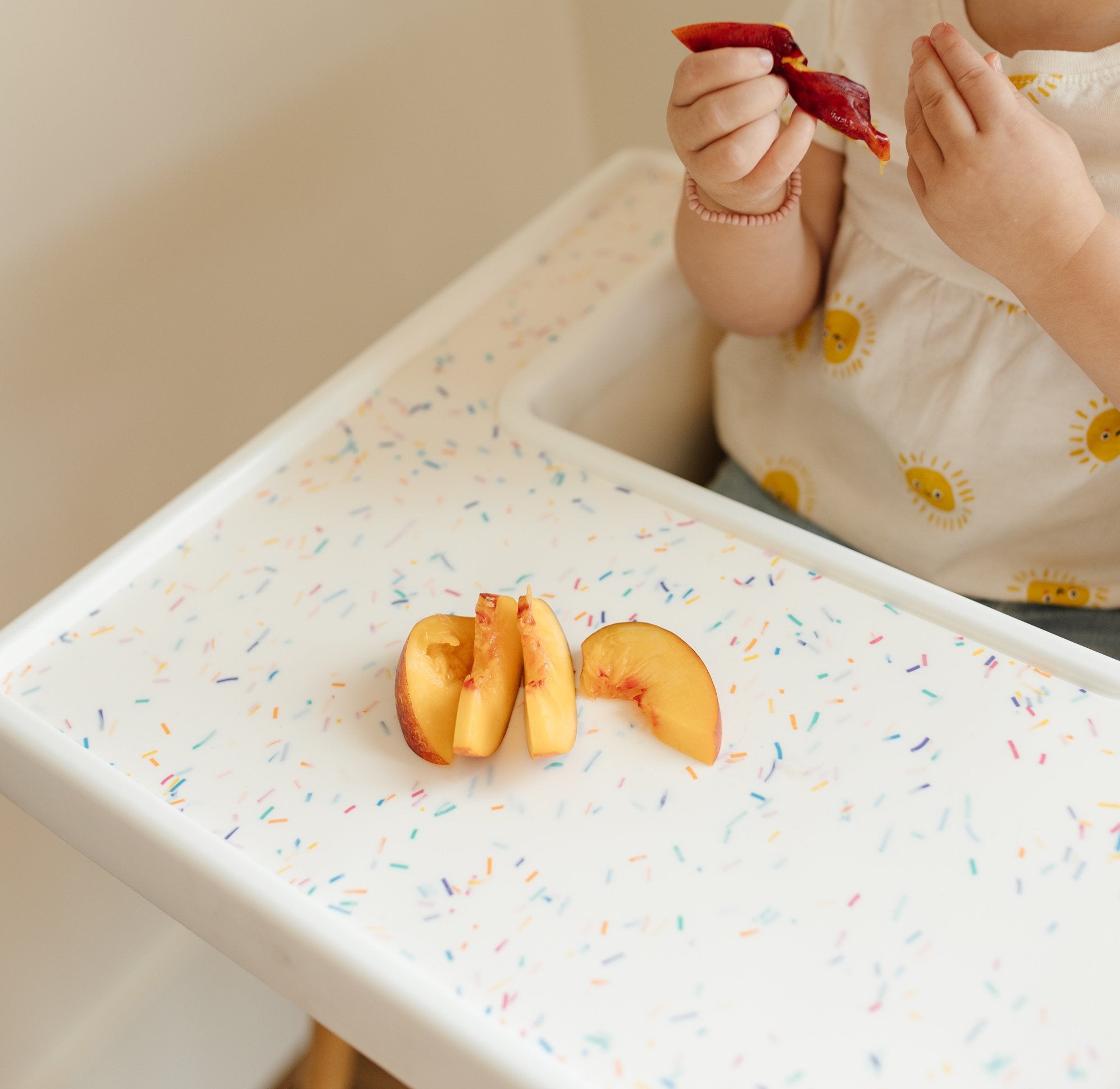 IKEA Highchair Silicone Placemat - Rainbow Sprinkles