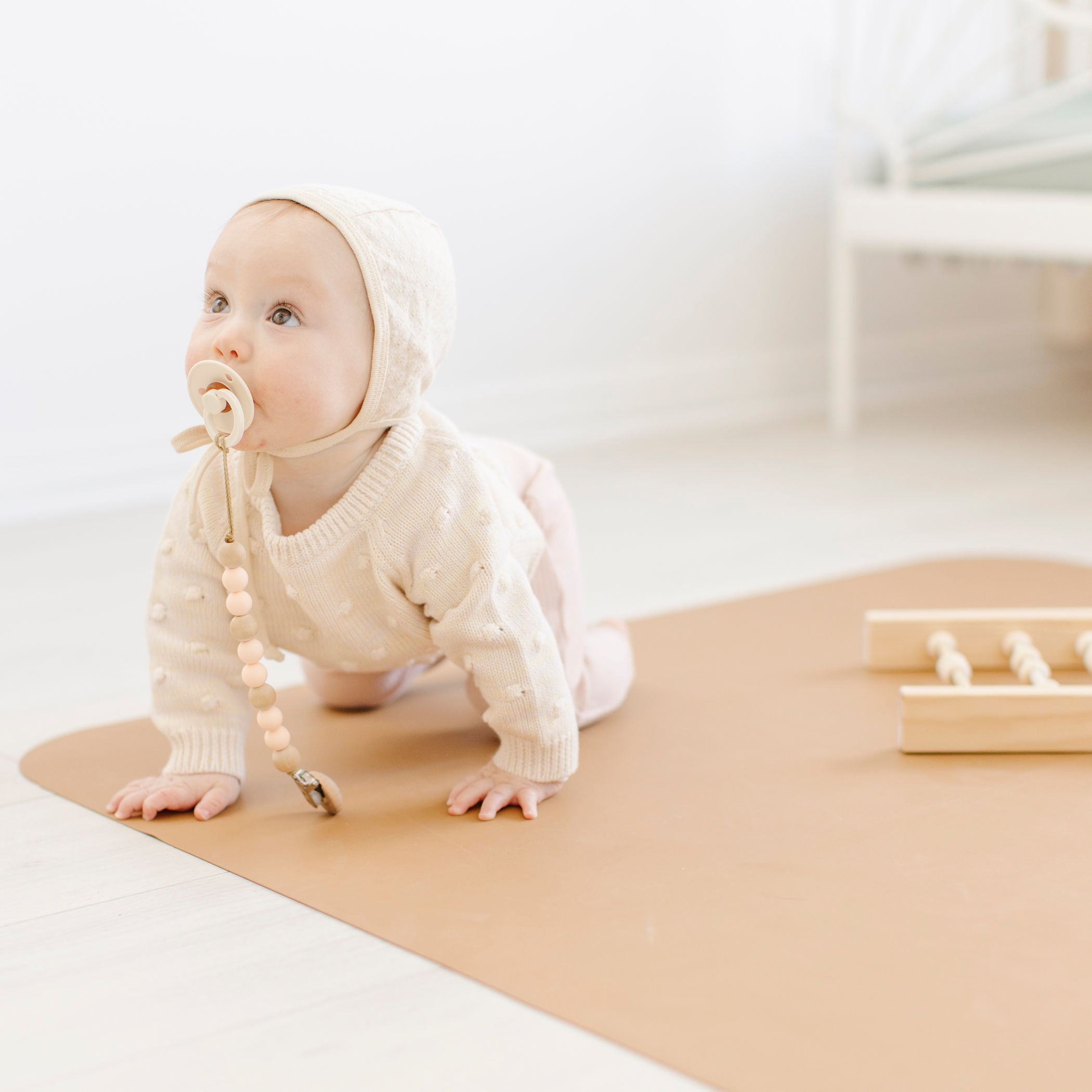 Large Silicone Splat Mat - Boho Brown