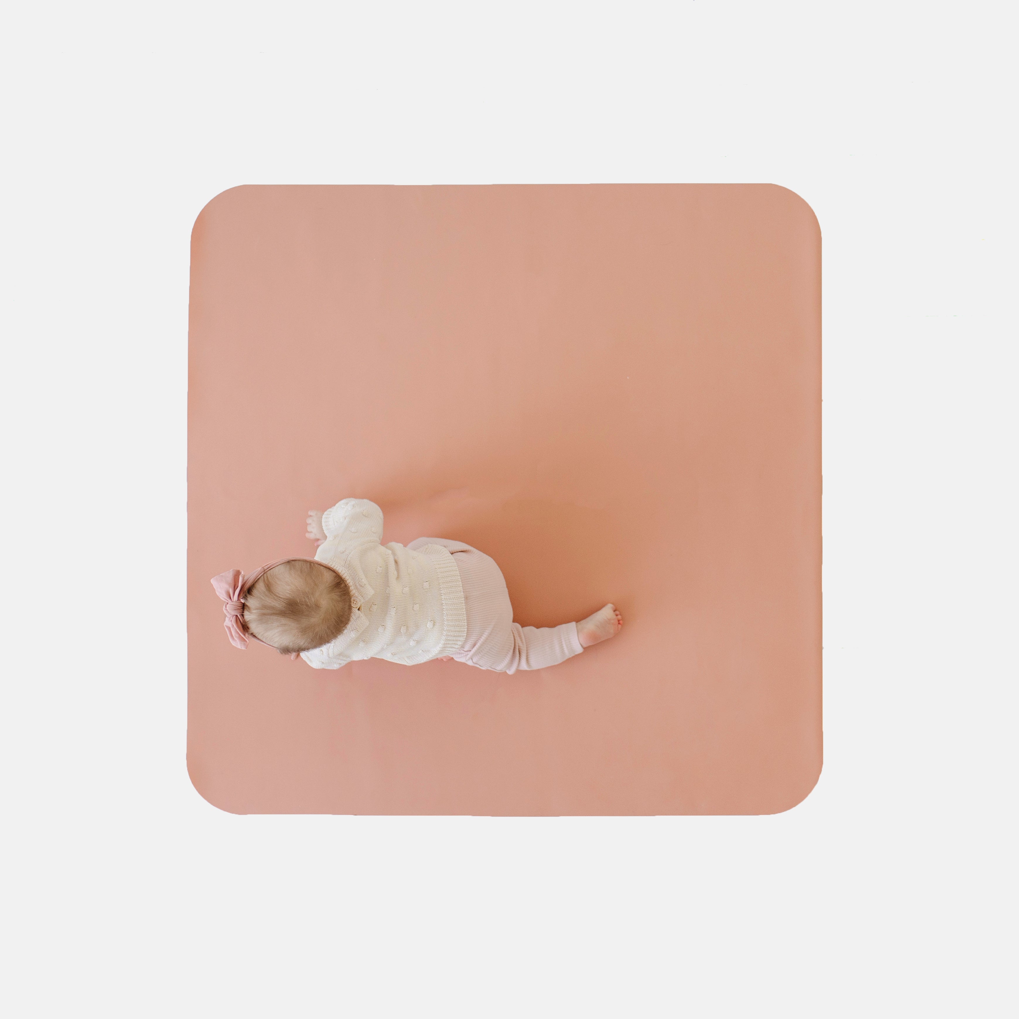 Large Silicone Splat Mat - Pale Terracotta