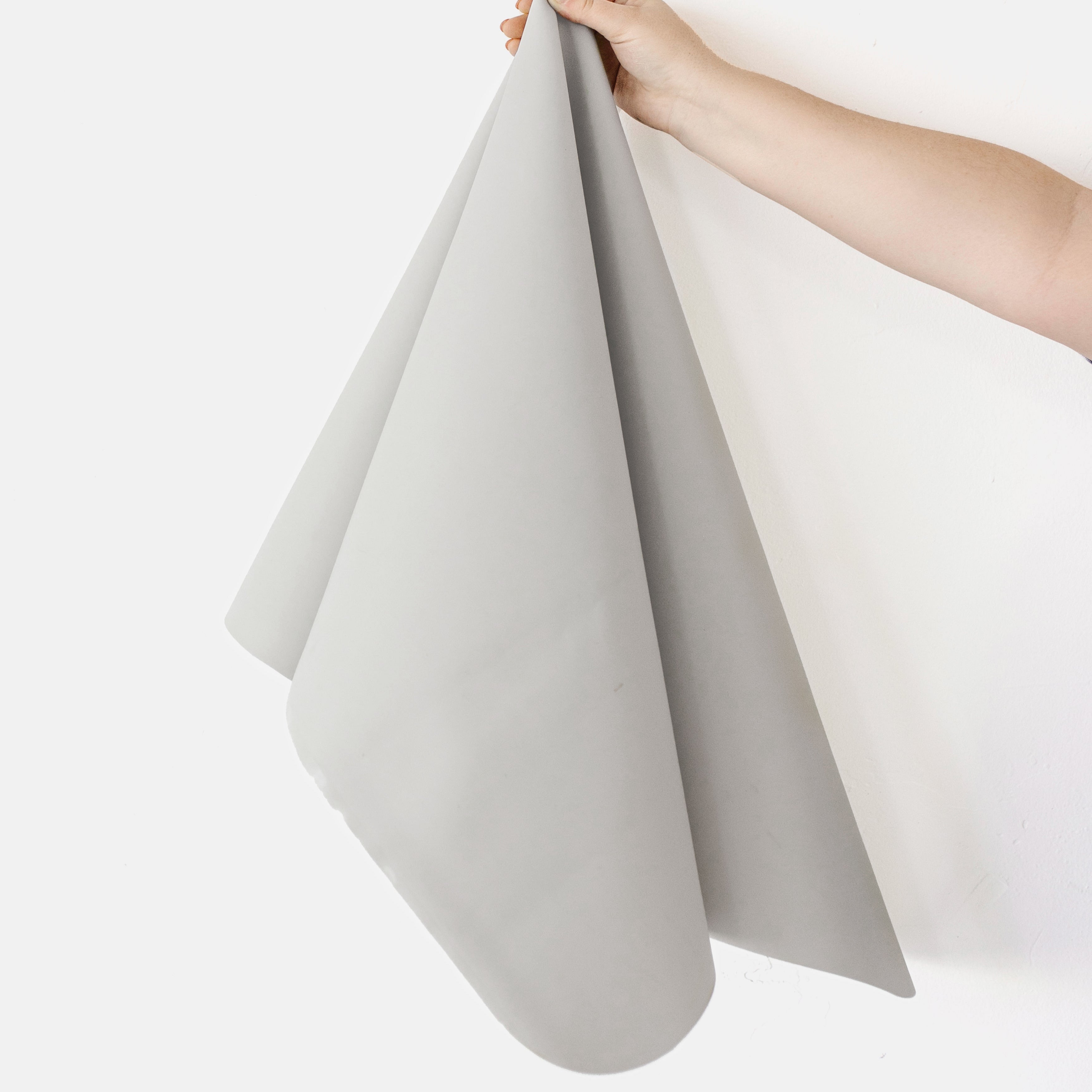 Large Silicone Splat Mat - Stone Grey