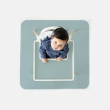 Large Silicone Splat Mat - Vintage Blue