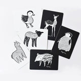Art Cards For Baby - Baby Animals - Infant Flash Cards