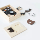 Mix & Match Animal Tiles - Dress Up Game - Wooden Toy