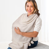 Breastfeeding Boss™ Striped Muslin Blanket