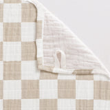 Breastfeeding Boss™ Checkerboard Muslin Blanket