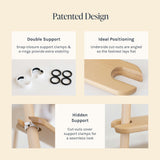 IKEA Highchair Adjustable Footrest - Birch