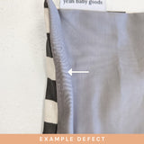 Less Than Perfect: Solid Grey Vegan Leather Cushion Cover