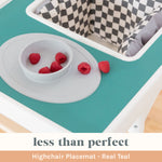 Less Than Perfect: Real Teal Placemat