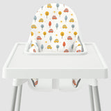 Highchair Cushion Cover - Cotton Little Cars