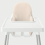Highchair Cushion Cover - Solid Blush