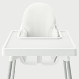 Highchair Cushion Cover - Solid White