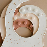 Silicone Bib - Blush Speckle