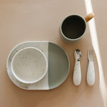 Dinnerware Set - Desert Sage/Brown Speckle