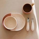 Dinnerware Set - Pale Terracotta/Blush Speckle