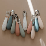Fork and Spoon Set - Blush Speckle
