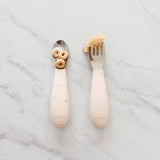 Fork and Spoon Set - Blush Speckle