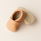 Gender Neutral Baby Shoes in Caramel SIZE 1