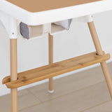 IKEA Highchair Adjustable Footrest - Bamboo